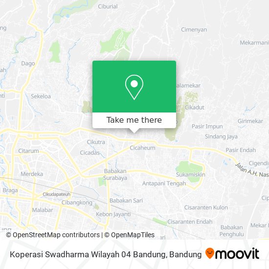 Koperasi Swadharma Wilayah 04 Bandung map