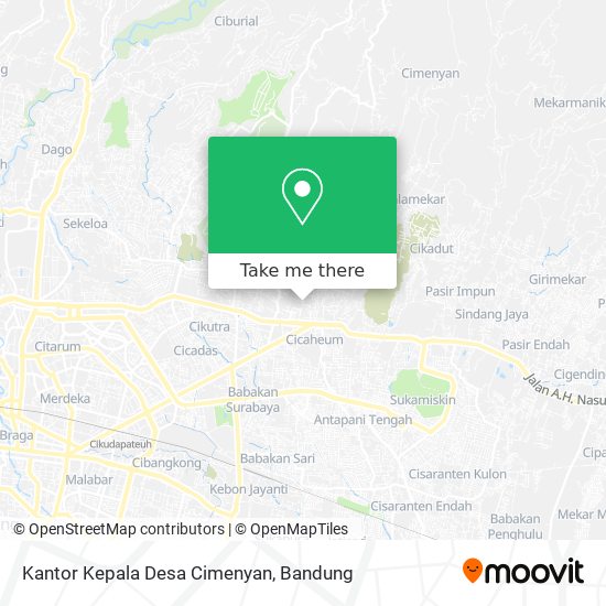 Kantor Kepala Desa Cimenyan map