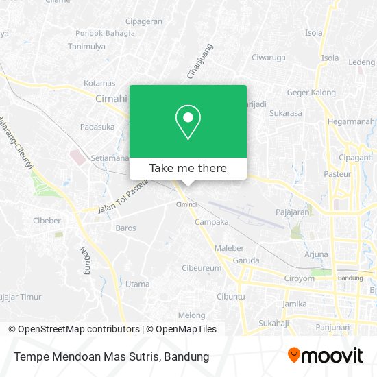 Tempe Mendoan Mas Sutris map
