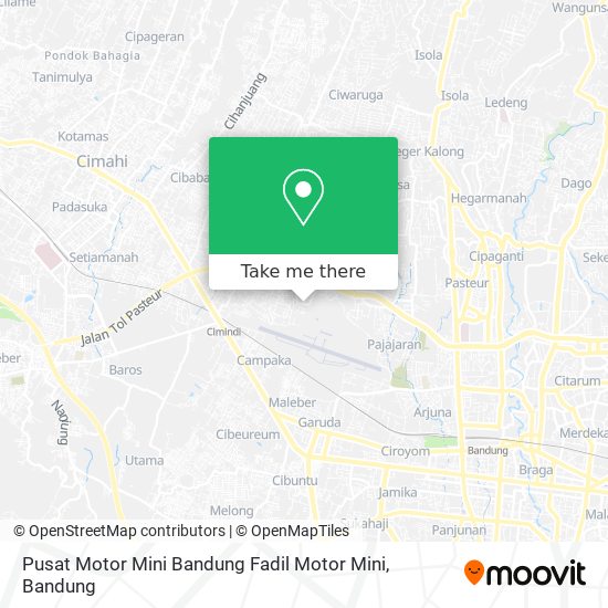 Pusat Motor Mini Bandung Fadil Motor Mini map