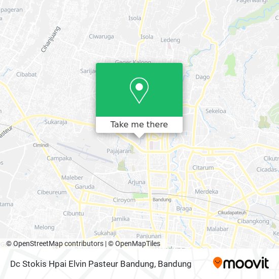 Dc Stokis Hpai Elvin Pasteur Bandung map