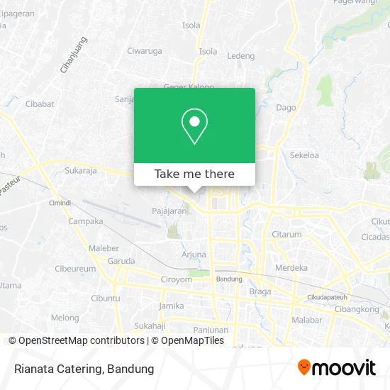 Rianata Catering map
