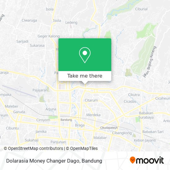 Dolarasia Money Changer Dago map