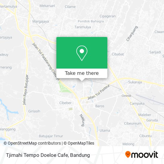 Tjimahi Tempo Doeloe Cafe map