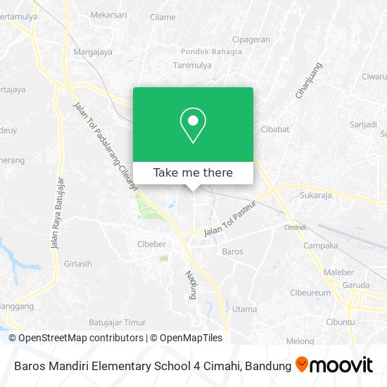 Baros Mandiri Elementary School 4 Cimahi map