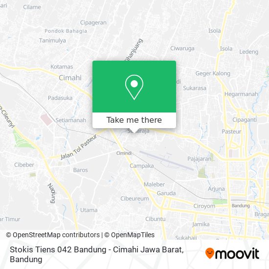 Stokis Tiens 042 Bandung - Cimahi Jawa Barat map