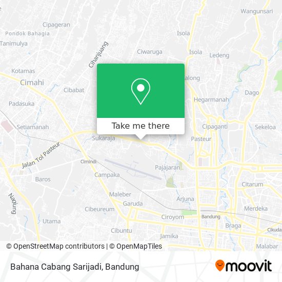 Bahana Cabang Sarijadi map