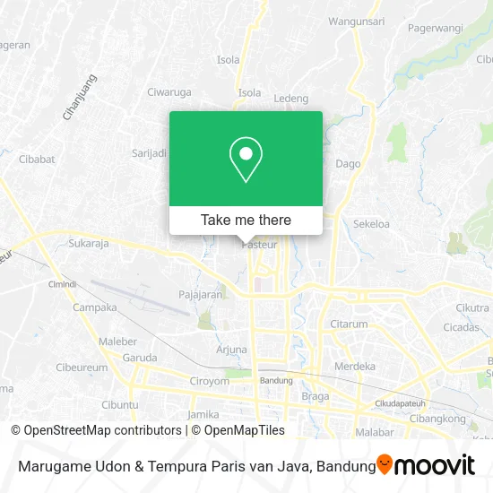 Marugame Udon & Tempura Paris van Java map