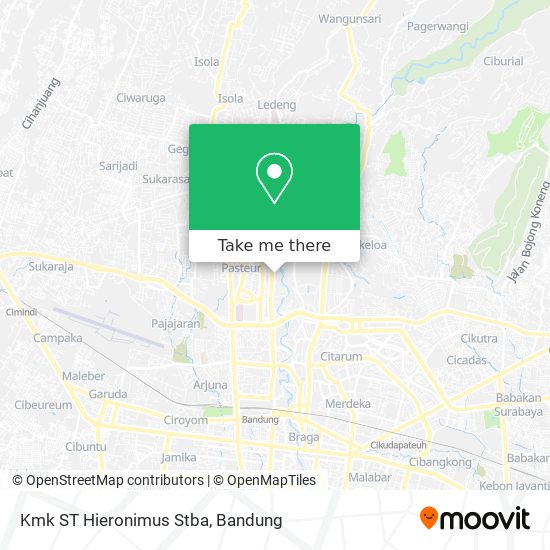 Kmk ST Hieronimus Stba map