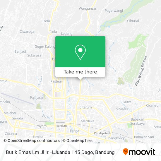 Butik Emas Lm Jl Ir.H.Juanda 145 Dago map