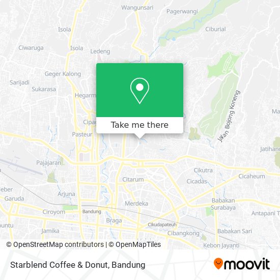 Starblend Coffee & Donut map