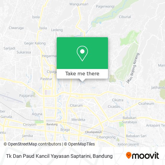 Tk Dan Paud Kancil Yayasan Saptarini map