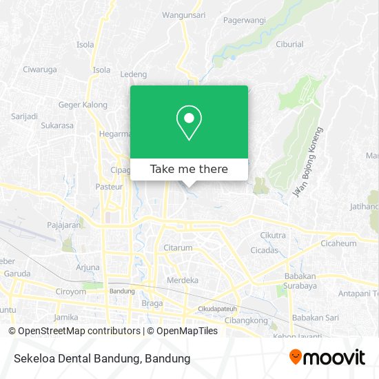 Sekeloa Dental Bandung map