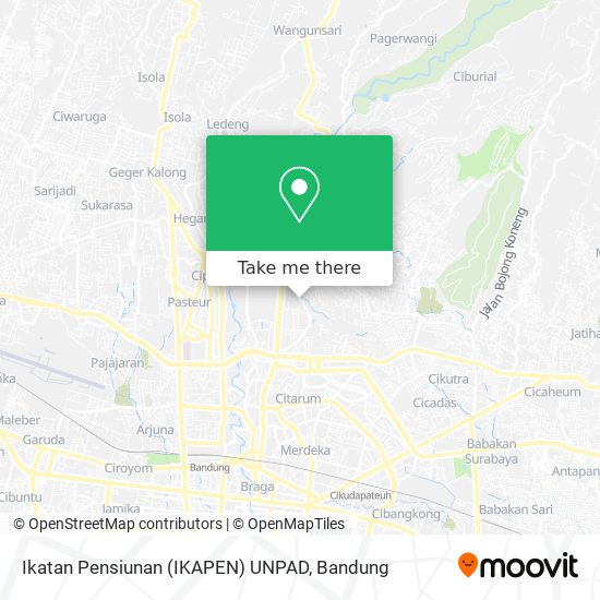 Ikatan Pensiunan (IKAPEN) UNPAD map
