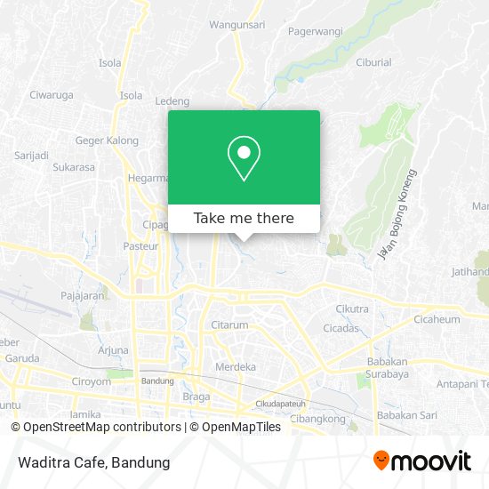Waditra Cafe map