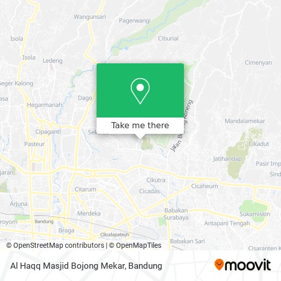 Al Haqq Masjid Bojong Mekar map