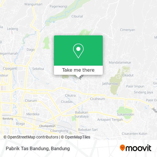 Pabrik Tas Bandung map