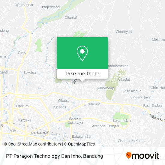PT Paragon Technology Dan Inno map