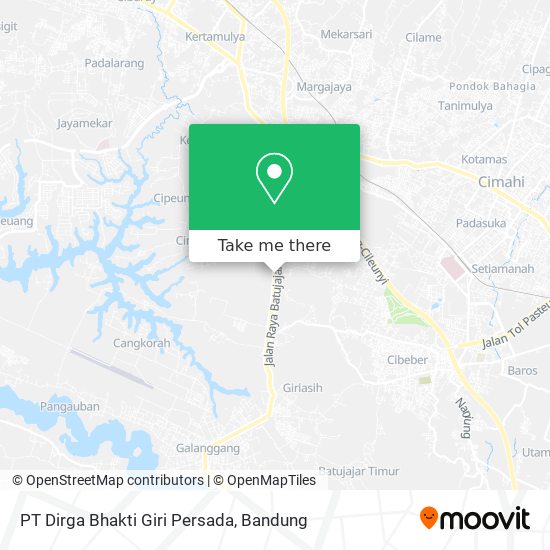 PT Dirga Bhakti Giri Persada map
