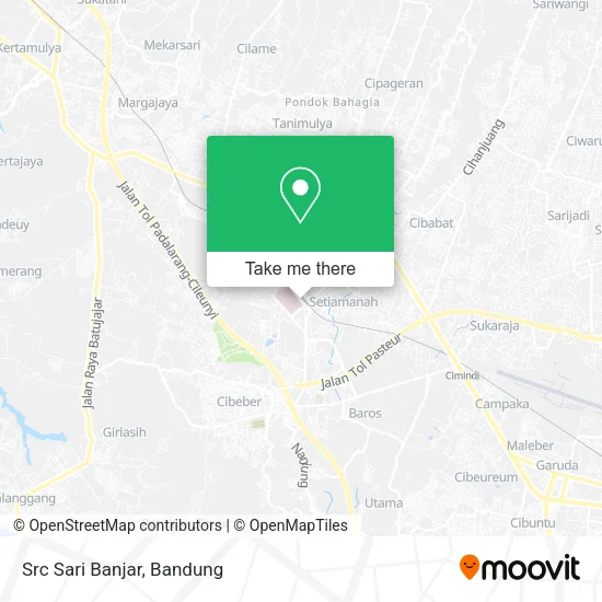 Src Sari Banjar map