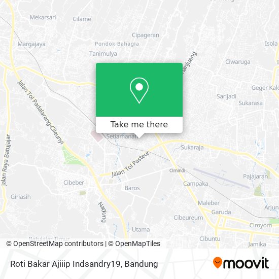 Roti Bakar Ajiiip Indsandry19 map