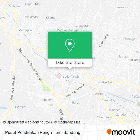 Pusat Pendidikan Pengmilum map