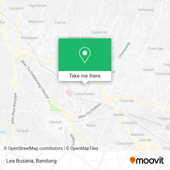 Lea Busana map