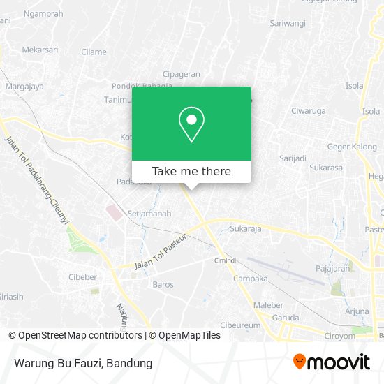 Warung Bu Fauzi map