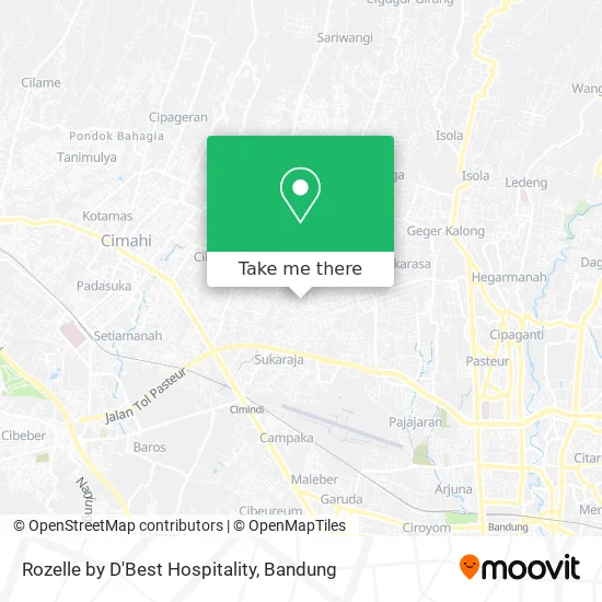 Rozelle by D'Best Hospitality map