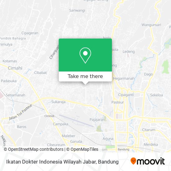Ikatan Dokter Indonesia Wilayah Jabar map