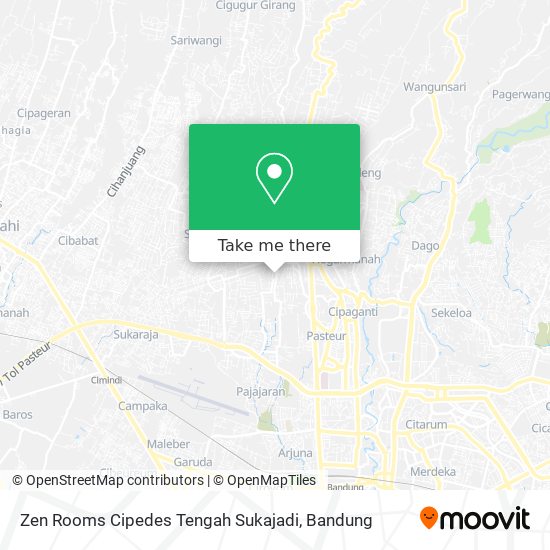 Zen Rooms Cipedes Tengah Sukajadi map