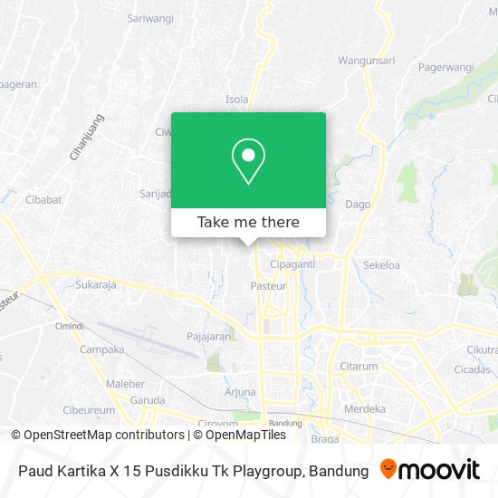 Paud Kartika X 15 Pusdikku Tk Playgroup map