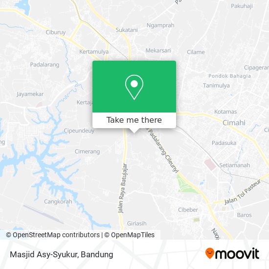 Masjid Asy-Syukur map