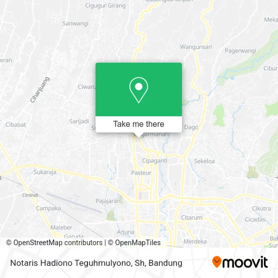 Notaris Hadiono Teguhmulyono, Sh map