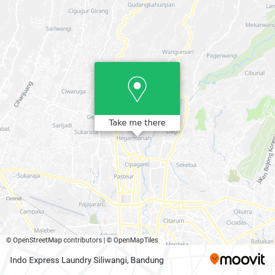 Indo Express Laundry Siliwangi map