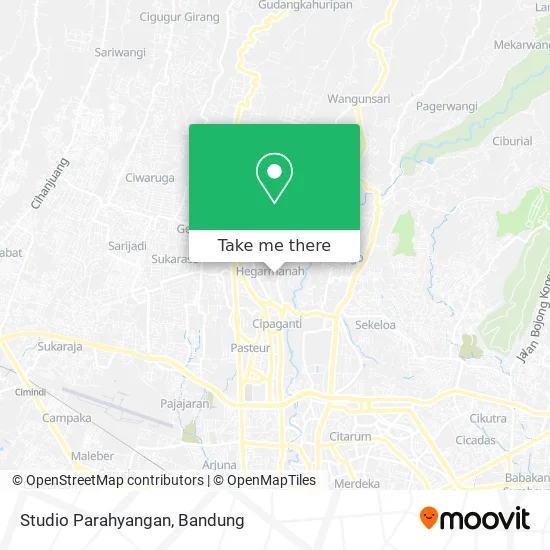 Studio Parahyangan map