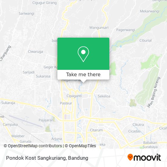 Pondok Kost Sangkuriang map
