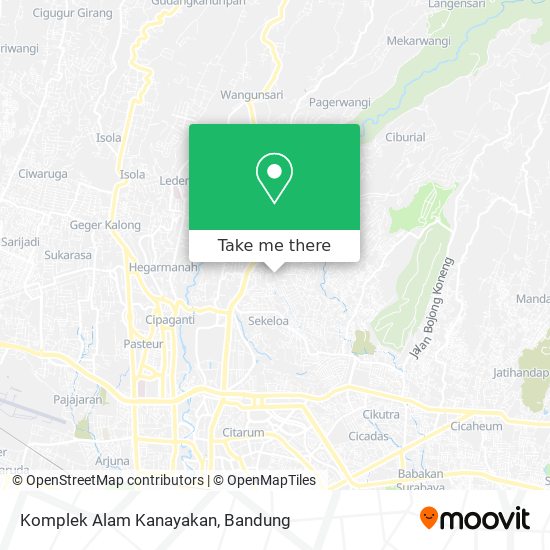 Komplek Alam Kanayakan map