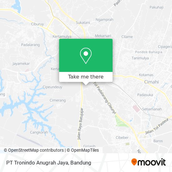 PT Tronindo Anugrah Jaya map