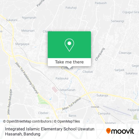 Integrated Islamic Elementary School Uswatun Hasanah map