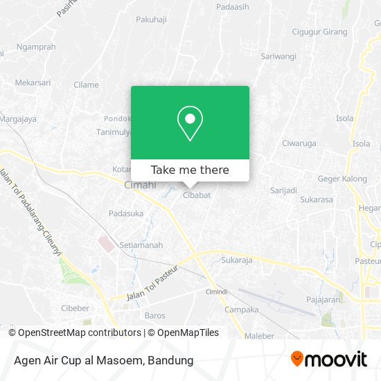 Agen Air Cup al Masoem map