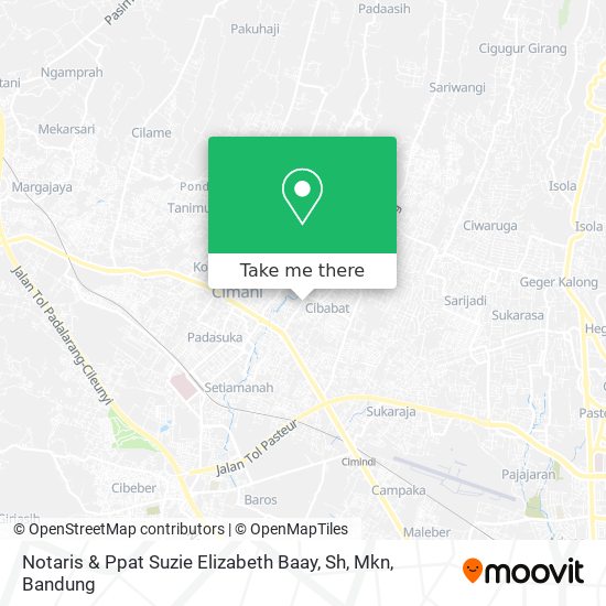 Notaris & Ppat Suzie Elizabeth Baay, Sh, Mkn map