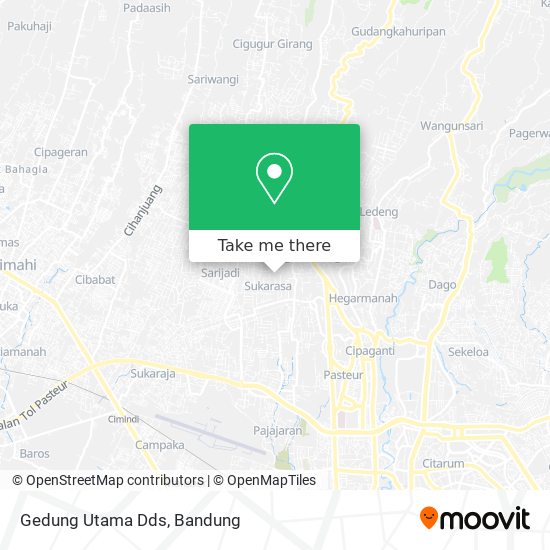 Gedung Utama Dds map