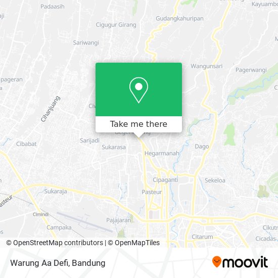 Warung Aa Defi map