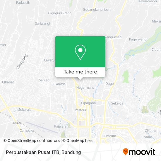 Perpustakaan Pusat ITB map