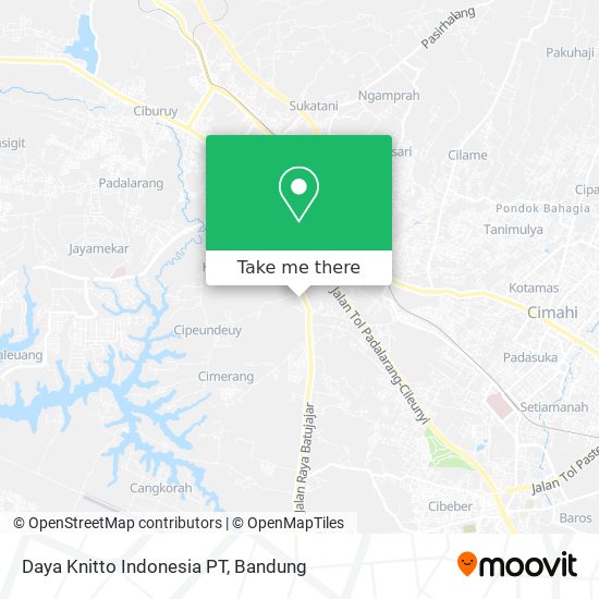 Daya Knitto Indonesia PT map