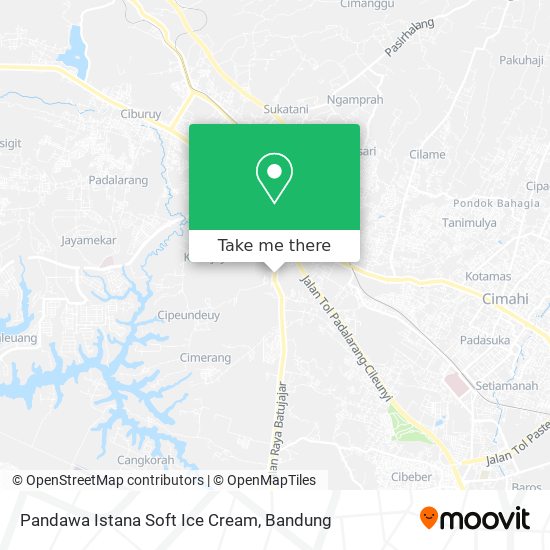 Pandawa Istana Soft Ice Cream map