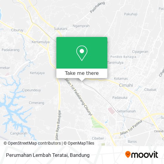 Perumahan Lembah Teratai map