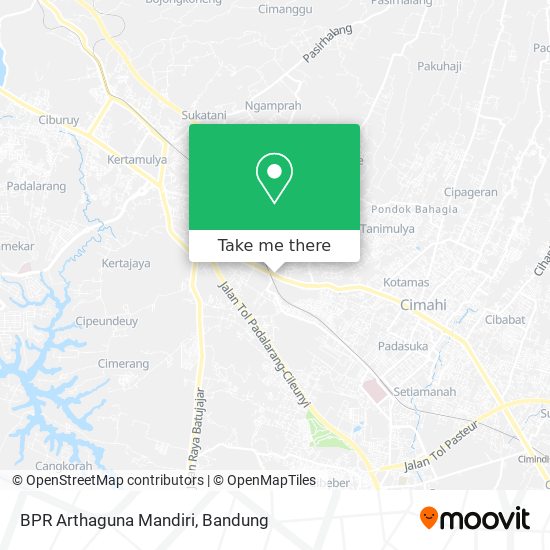 BPR Arthaguna Mandiri map