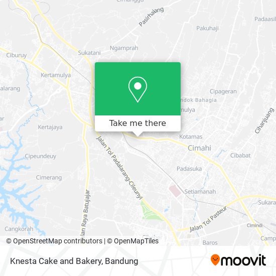 Knesta Cake and Bakery map